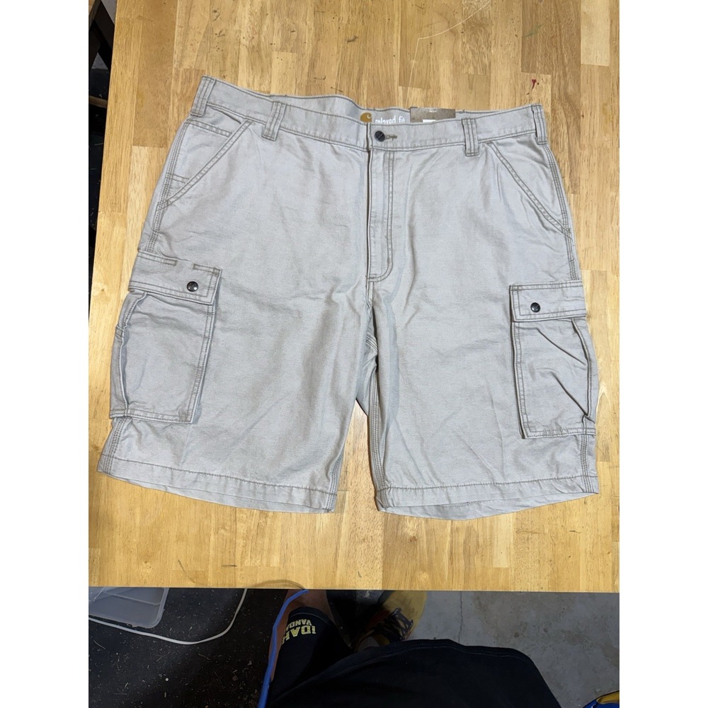 Carhartt Men's 42 Rugged Cargo Shorts Relaxed Fit 11" Inseam Tan NWT